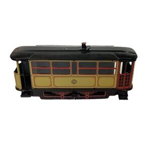 Paya Tin Reproduction Juguete Wind-Up Trolley Tram